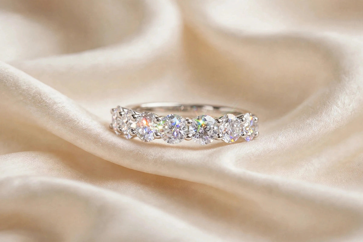 Infinite Moissanite Band